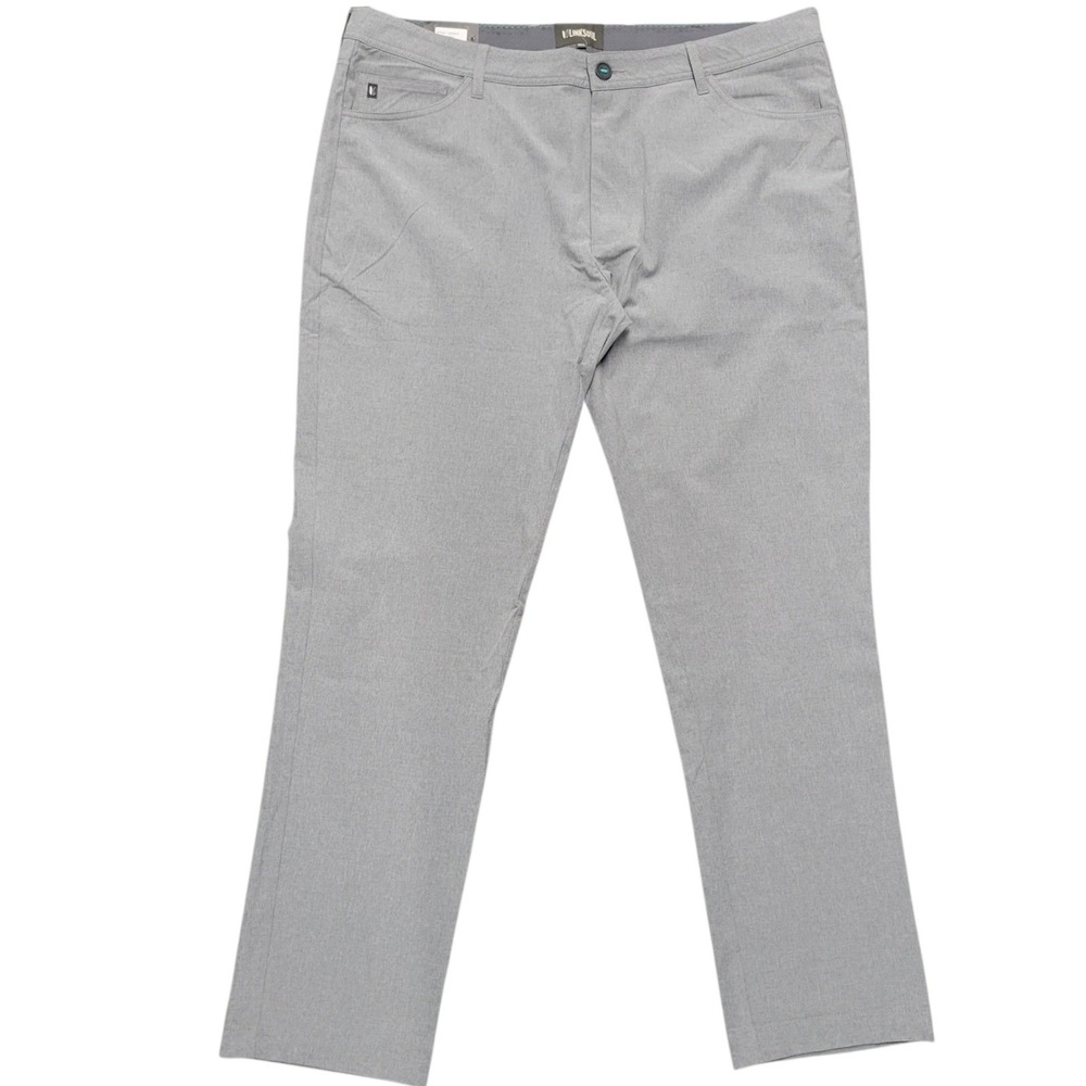 Linksoul NWT Mens Gray LS6162-R Golf Pants Size 40Rx32 Regular Fit B312B312